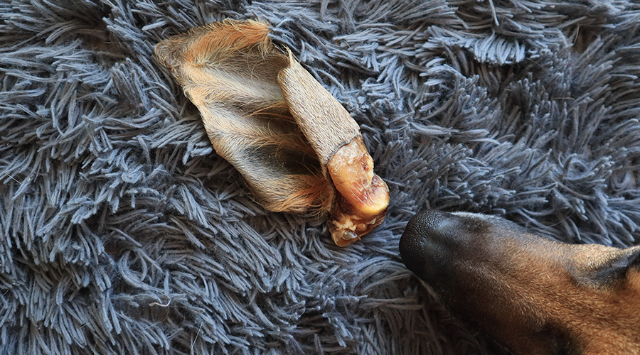 Vaquita chew — Oreja de res